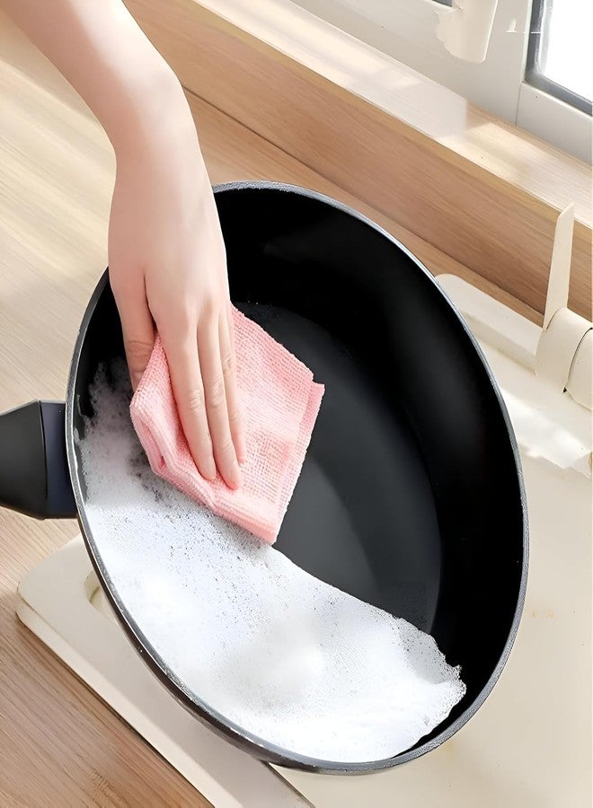 FLIZZOW Microfiber Cleaning Cloth - 20 PCS Reusable Microfiber Multi Functional Cleaning and Drying Wipes for Home Kitchen & Office | Strong Absorbent Cleaning Cloth with Dispenser Box (Pack of 1 Box) - Image 3